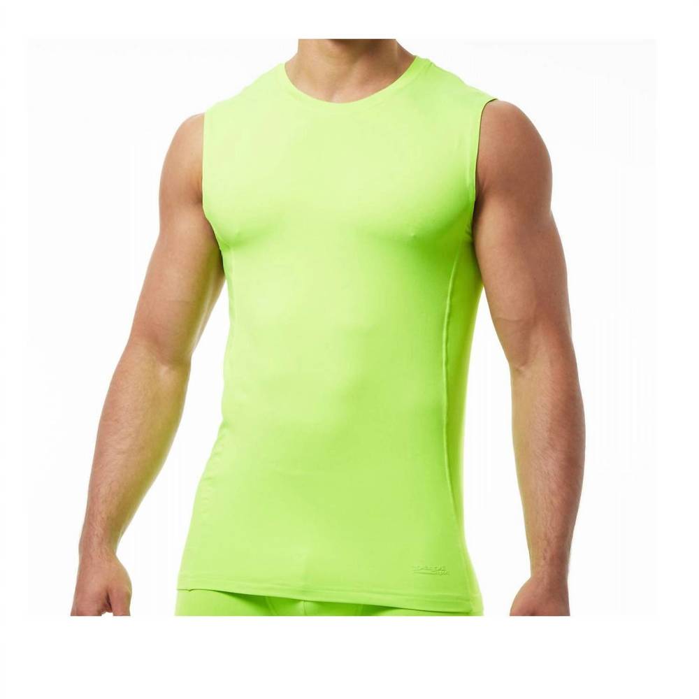 NEW PAPI men's sport muscle tank top shirt in green